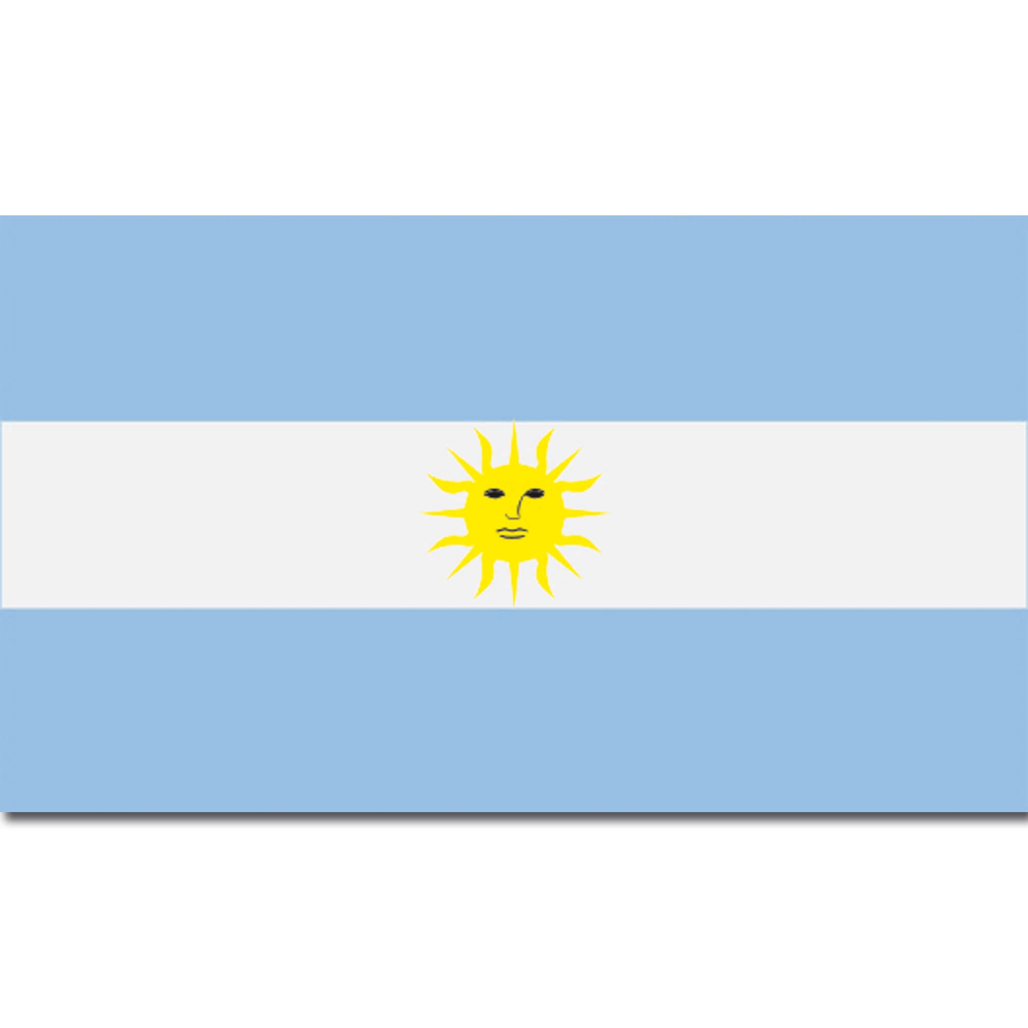 mini drapeau Digni Drapeau de table Argentine 10 x 15 cm 
