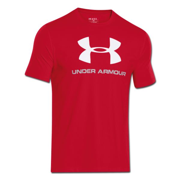 Shirt Sportstyle Logo Under Armour rouge