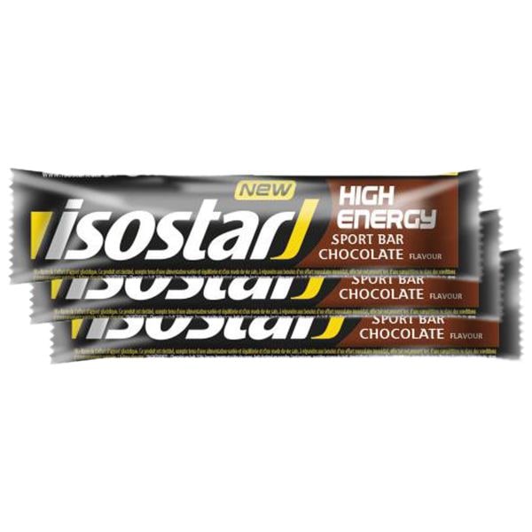 Barres High Energy Chocolat Isostar 40 g - 3 barres