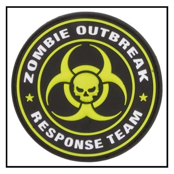 Patch 3D Zombie Outbreak Response Team hi-viz neon