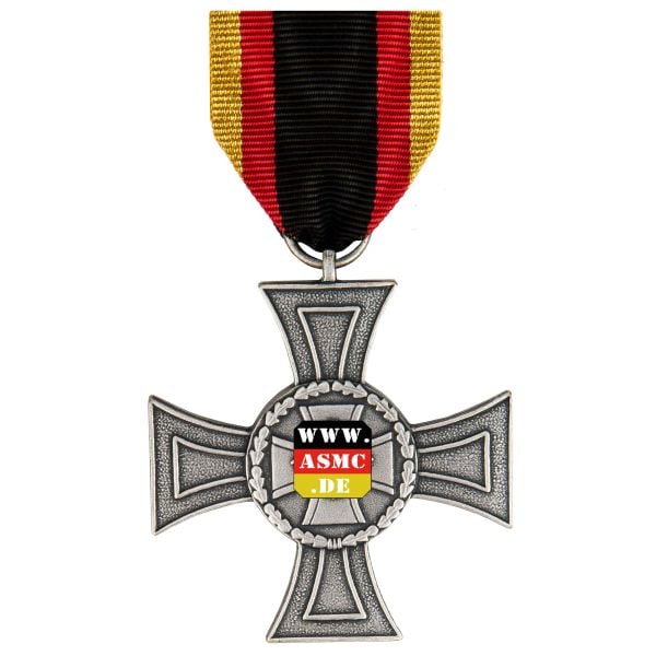 Barrette BW Ehrenkreuz argenté