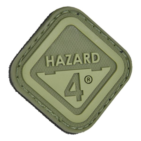 Patch 3D Hazard 4 Diamond Shape Morale OD green