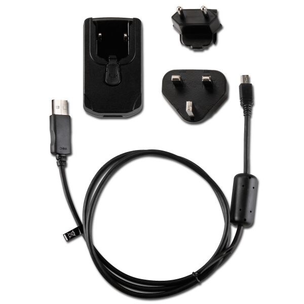 Alimentation Garmin avec USB Mini/Micro et adaptateurs de voyage
