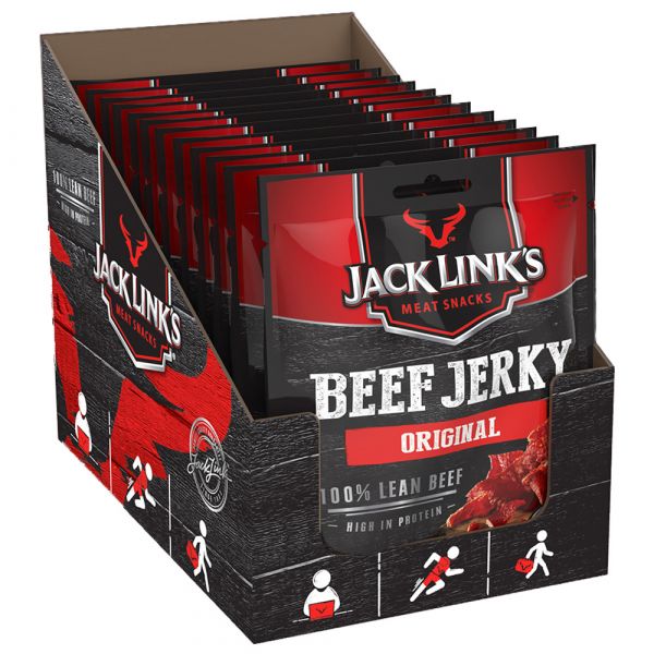 Jack Links Beef Jerky Original 40 g 12 sachets