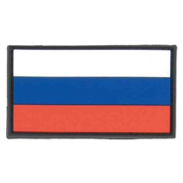 Patch 3D drapeau Russe