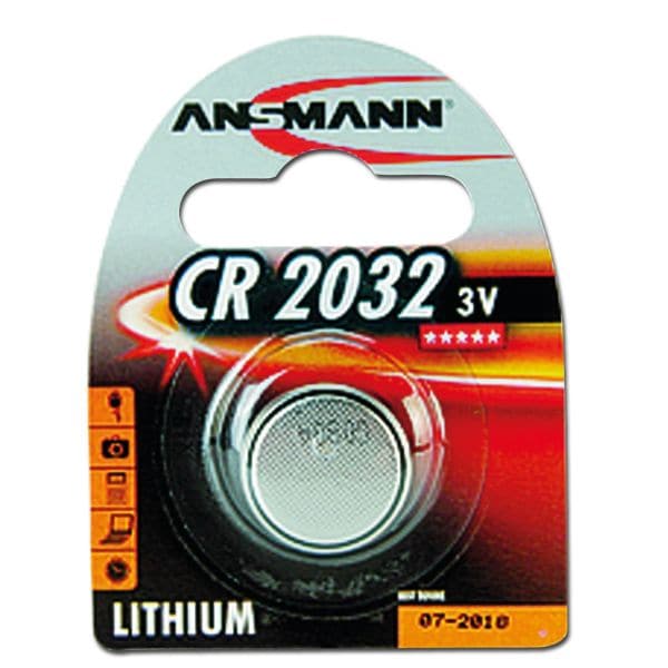 Pile bouton Lithium Ansmann CR2032
