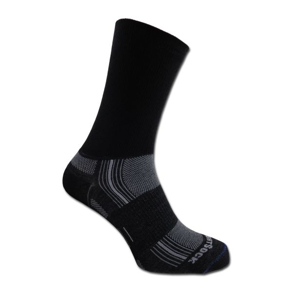 Chaussette Wrightsock Silver Stride double couche noir
