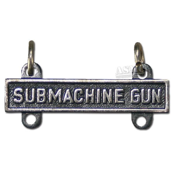 Insigne US Qualification Bar Submachine Gun