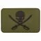 MFH Patch 3D Skull with Swords olive