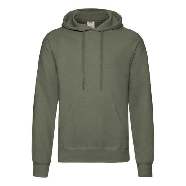 Fruit of the Loom Pull à capuche Classic Hooded olive