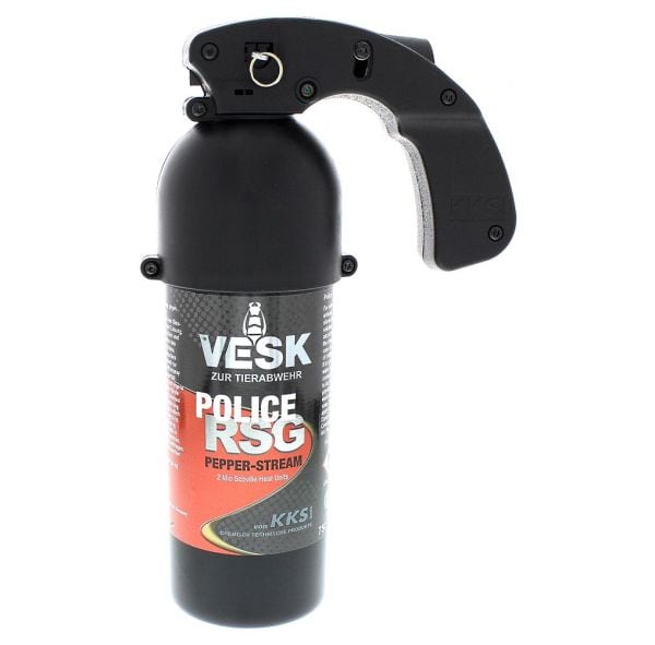 Vesk Spray au poivre RSG Police jet longue portée 750 ml