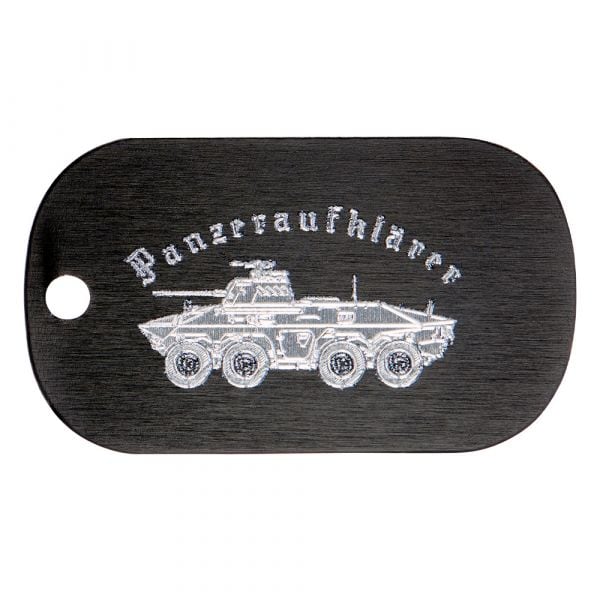 Plaque d'identité gravée Panzeraufklärer