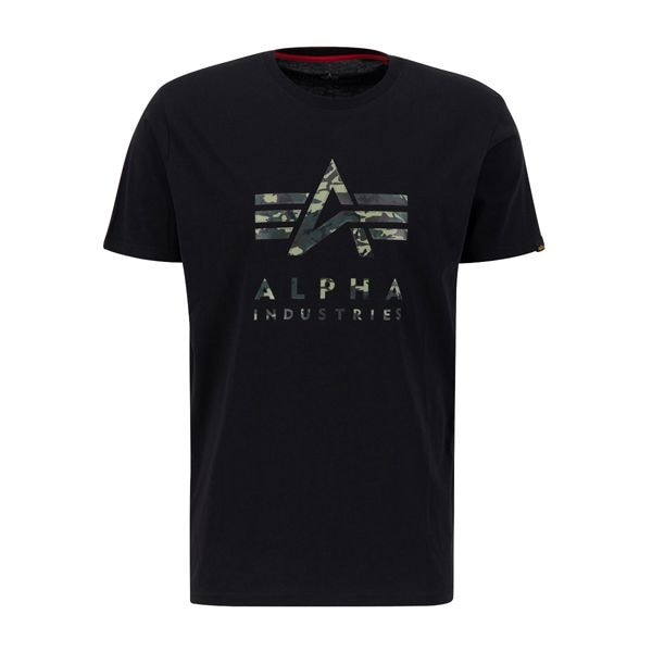 Alpha Industries T-Shirt Camo PP noir