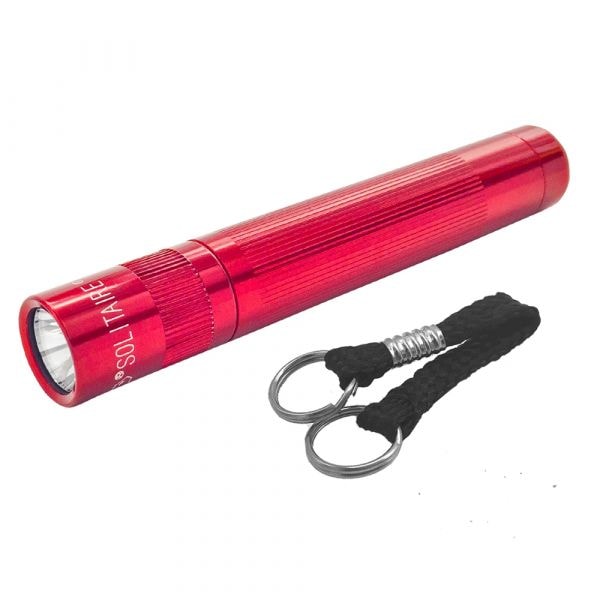 Maglite Lampe de poche Solitaire Blister 8 cm rouge
