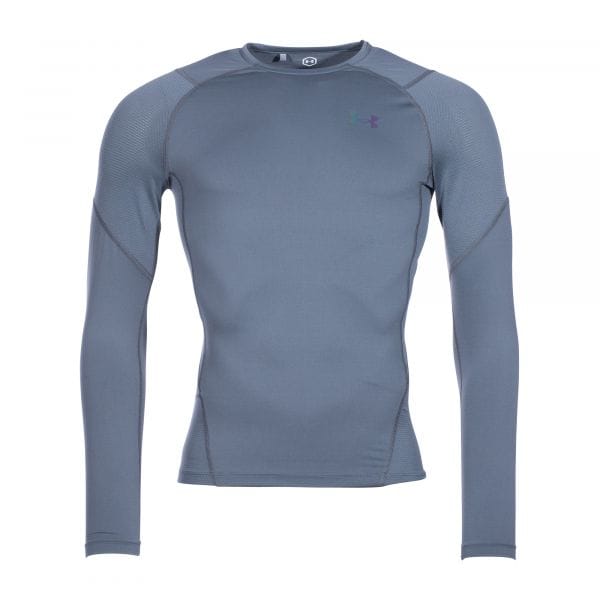 Under Armour Maillot Rush Heatgear 2.0 Comp LS pitch gray