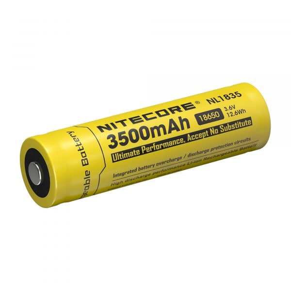 Nitecore Batterie Li-Ion 18650 3500mAh NL1835 jaune