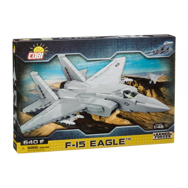 Cobi Jeu de construction Avion de chasse F-15 Eagle 590 pcs