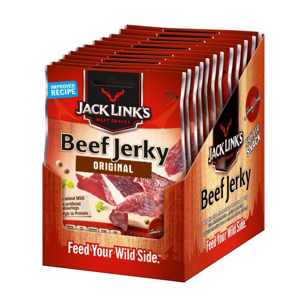 Jack Links Beef Jerky Original 25 g lot de 12