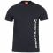 T-shirt Vertical Pentagon noir