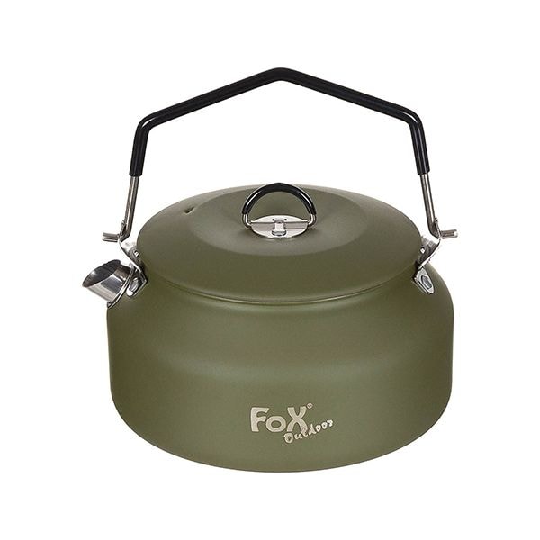 Fox Outdoor Bouilloire en acier inoxydable 1 L olive