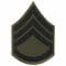 Grade US Sergent-chef tissu noir