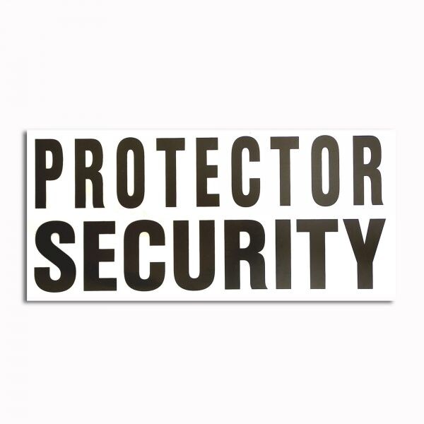 Autocollant transparent Protector Security