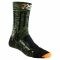 Chaussettes de trekking mérino Limited X-Socks vertes/noires