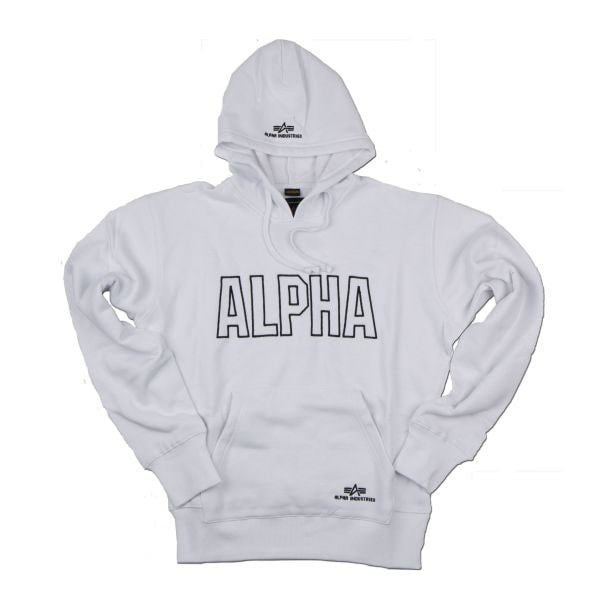 Sweatshirt Alpha Track Hoody blanc