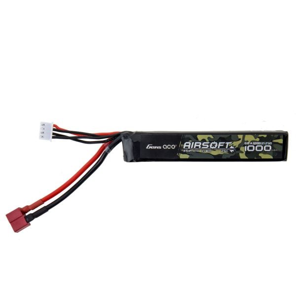Gens Ace Batterie 25C 1000mAh 3S1P 11.1V Li-Po T-Plug