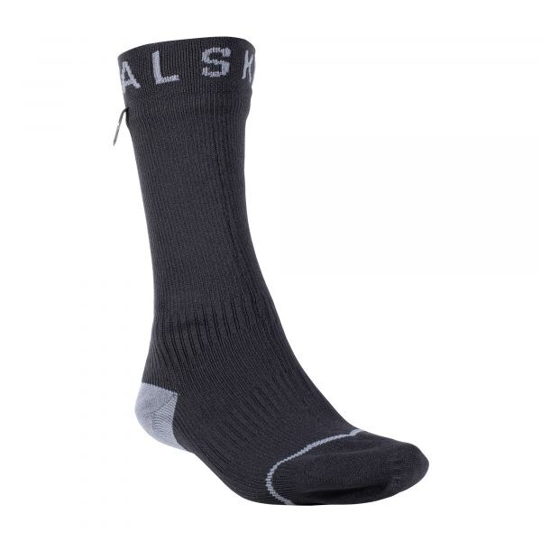 Sealskinz Chaussettes All Weather Mid Hydrostop gris