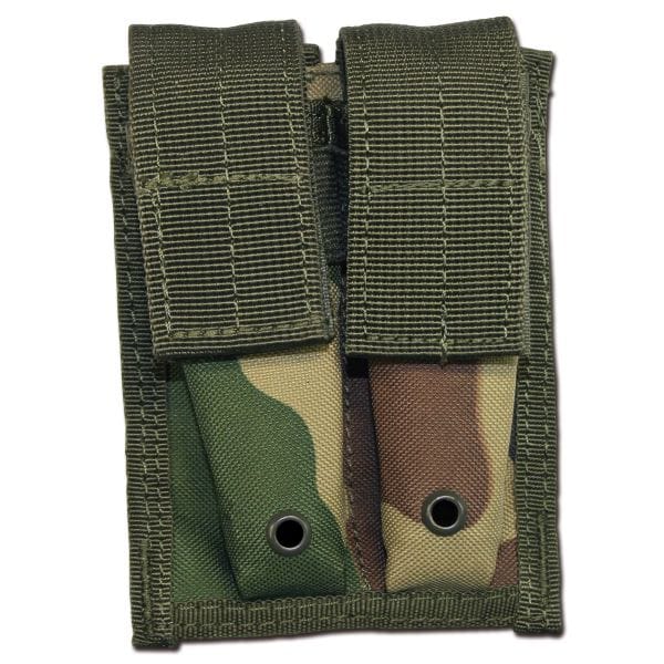 Porte-chargeurs double Molle MFH woodland