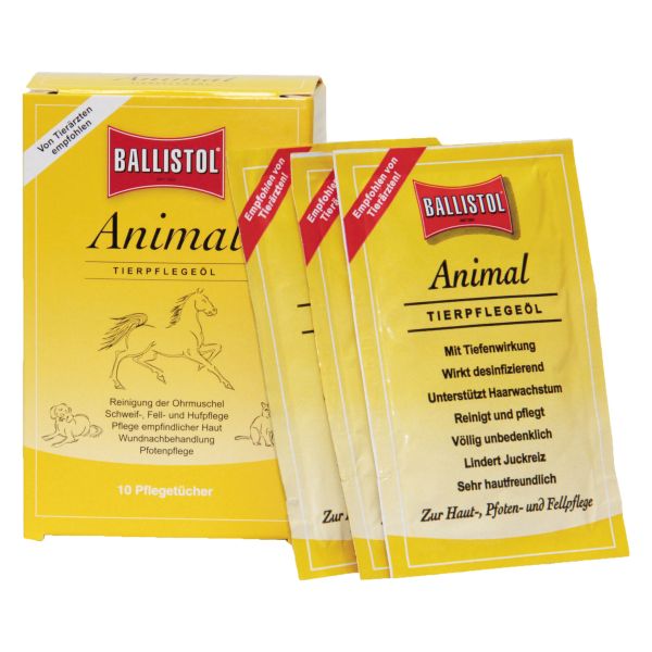 Lingettes Ballistol Animal boîte de 10