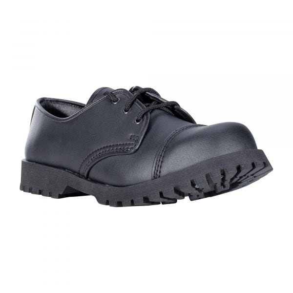 Boots & Braces Chaussures végan 3 œillets noir