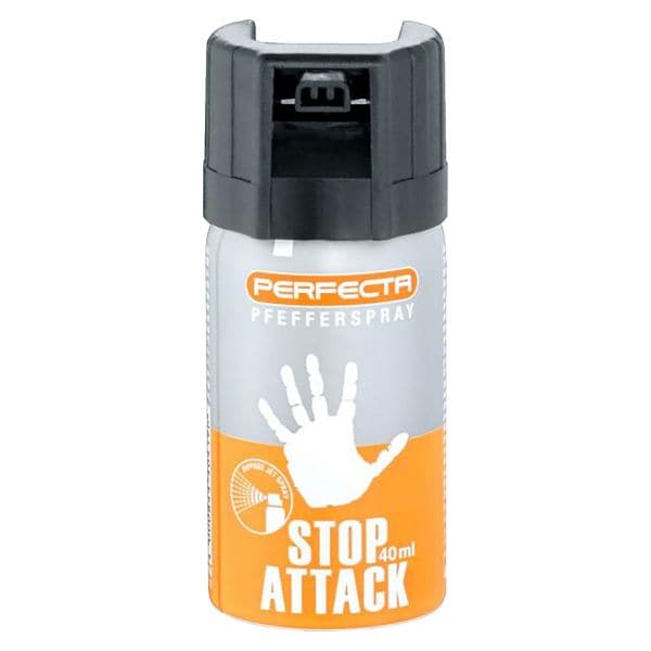 Perfecta Spray au poivre Stop Attack Jet conique 40 ml