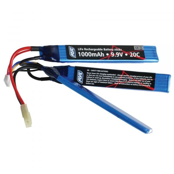 ASG Batterie Airsoft Triple Stick 9.9V 1000 mAh LI-FE