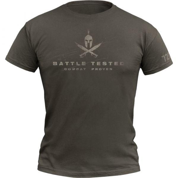 720gear T-Shirt Battle Tested army olive