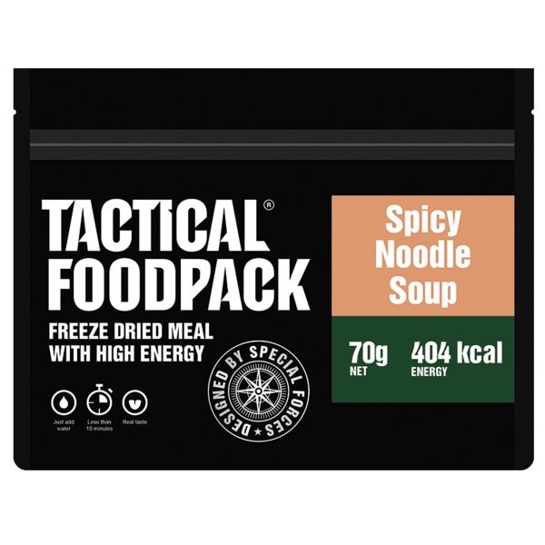 Tactical Foodpack Repas Outdoor Soupe épicée aux Nouilles