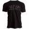 T-Shirt Camo Print Alpha Industries noir camo