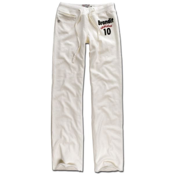 Brandit Pantalon femmes Sporty Sweatpants I blanc
