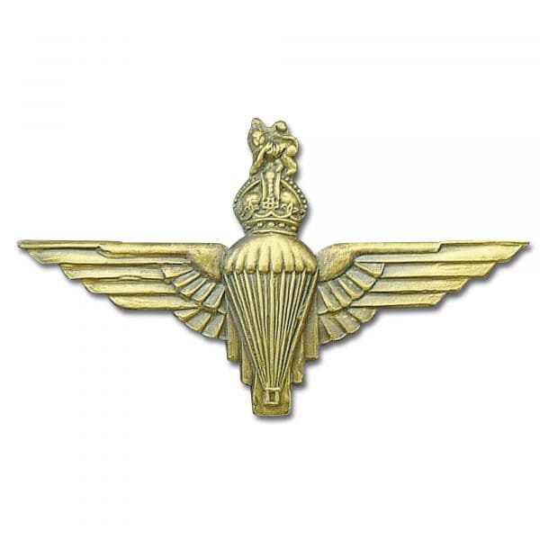Insigne métallique parachutiste Queens Crown