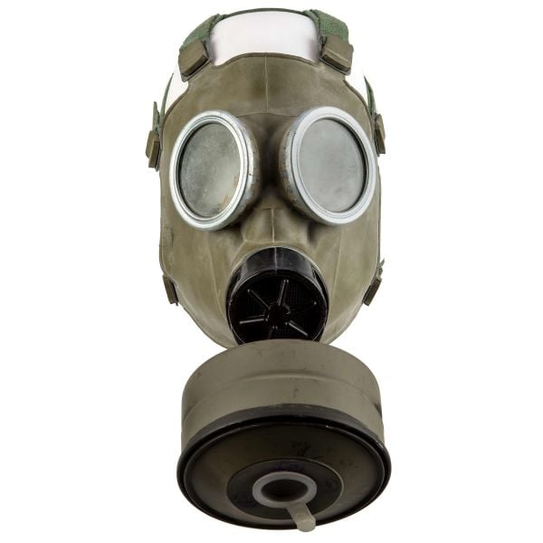 Masque à gaz ABS polonais MC-1 avec filtre et sacoche occasion