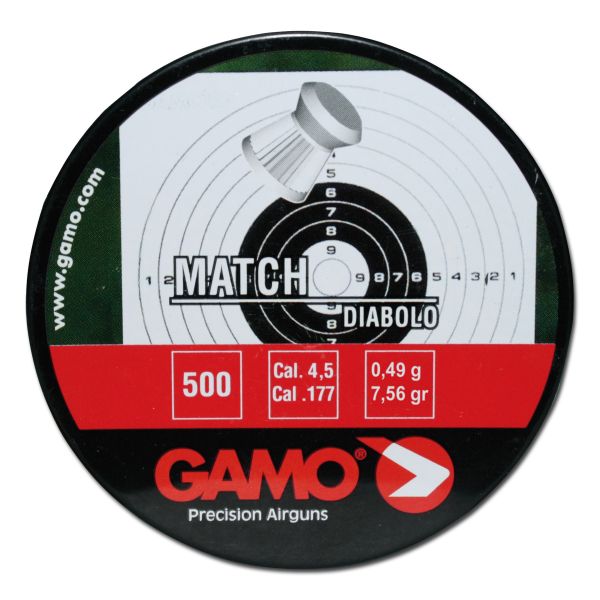 Gamo Plombs Match rainurés 4,5 mm 500 pcs