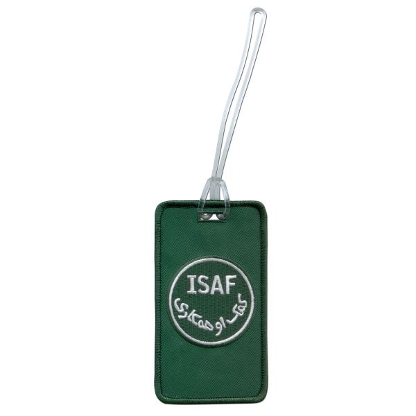 Porte-adresse ISAF vert
