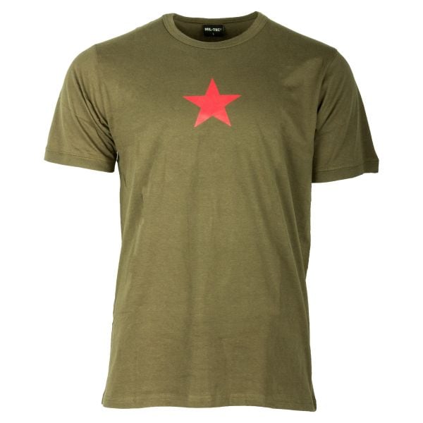T-shirt Étoile Rouge olive