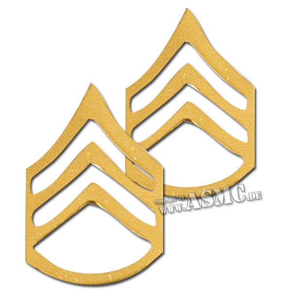 Grade Métallique US Staff Sergeant polished