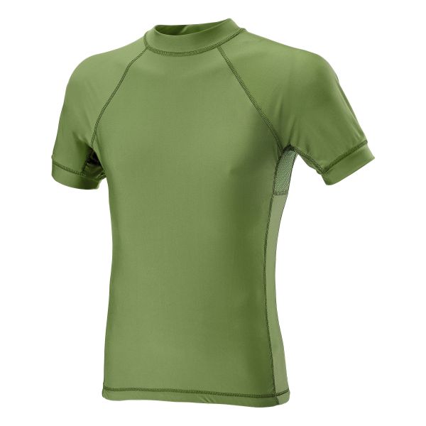 T-Shirt en lycra+mesh Defcon 5 vert olive