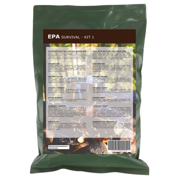 Ration de survie EPA Kit 1