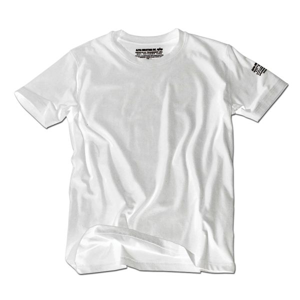 T-Shirt Alpha Industries Bodywear blanc