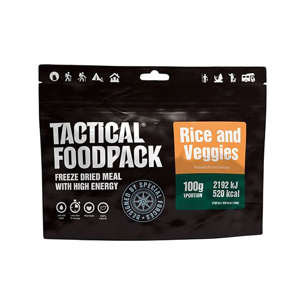 Tactical Foodpack Plat de riz aux légumes