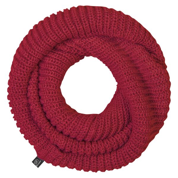 Brandit Écharpe tube en tricot rouge